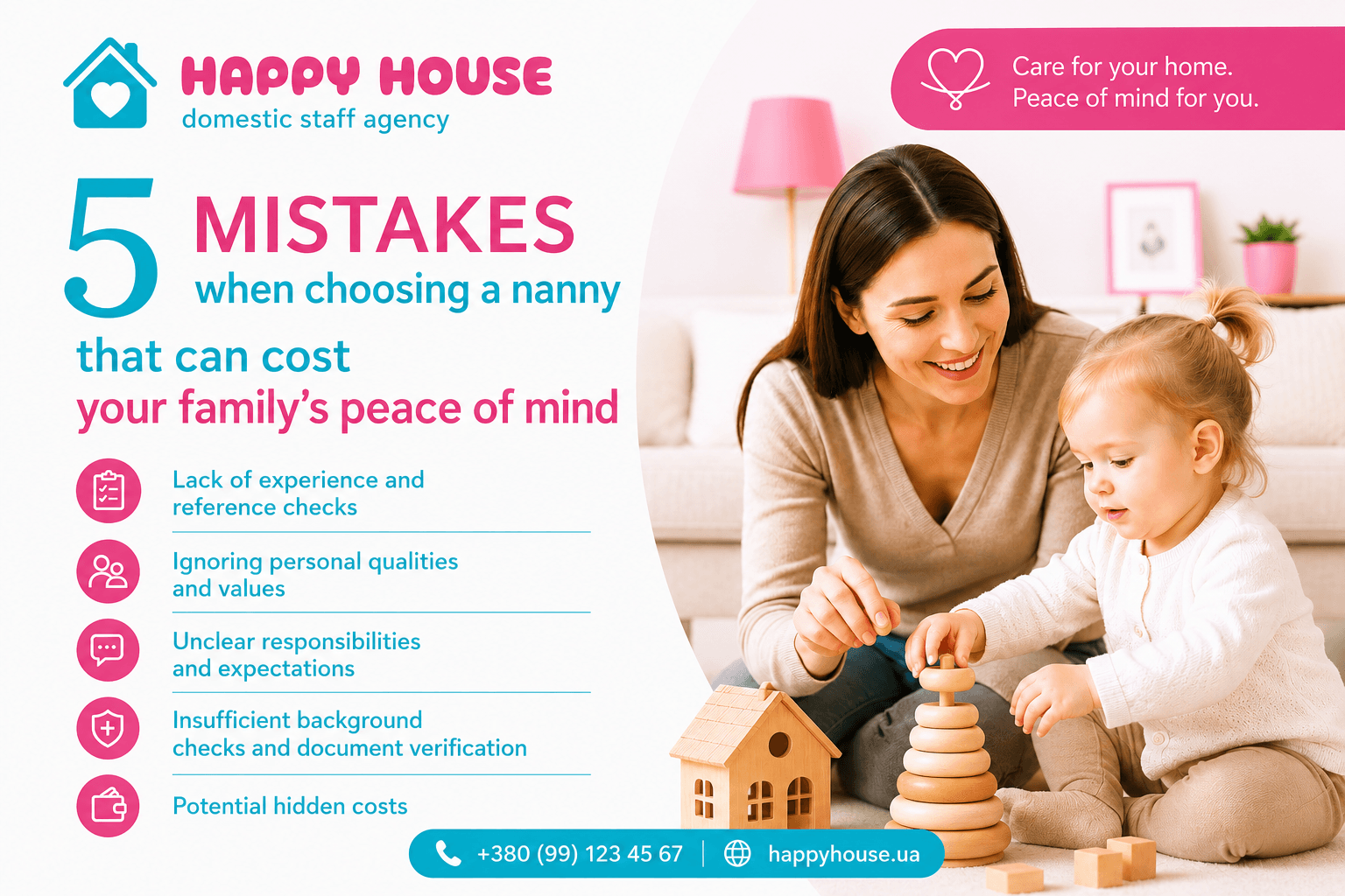 5 Mistakes When Choosing a Nanny That Can Cost Your Family Peace of Mind